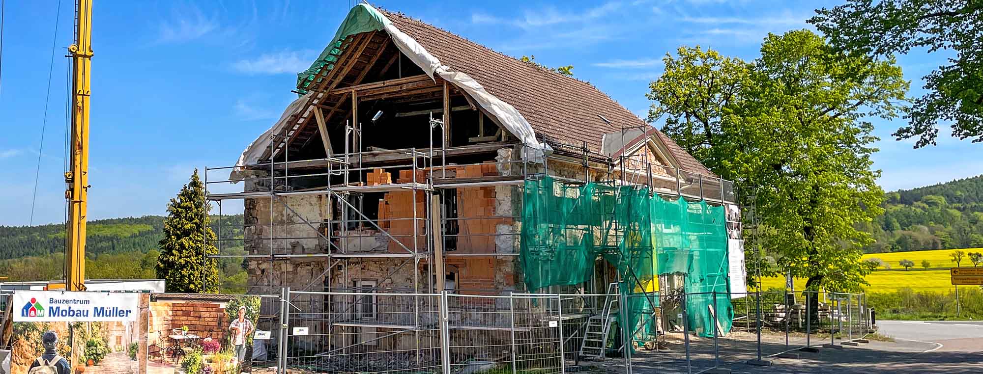 Sanierung des Gasthauses Hermsdorf in Rosenthal-Bielatal