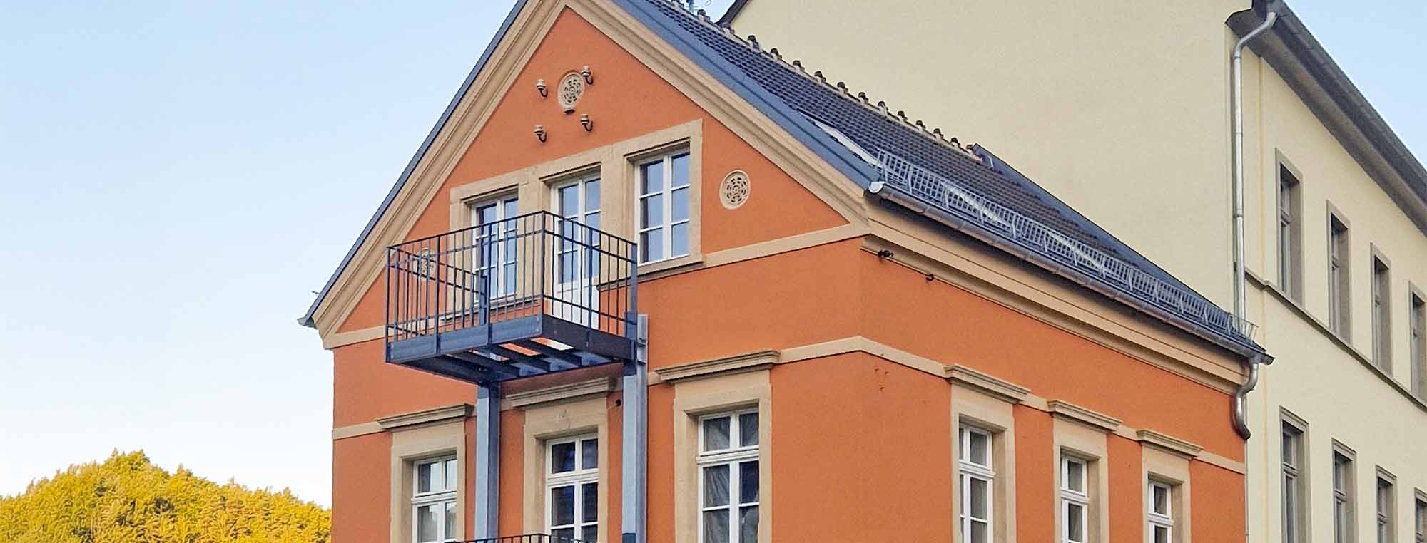 Umbau und Modernisierung eines denkmalgeschützten Wohnhauses in Bad Schandau