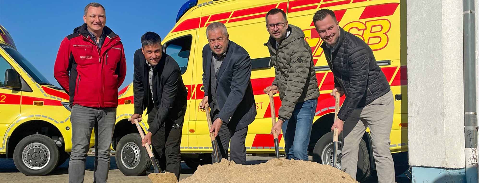 Feierlicher Spatenstich für den ASB Ortsverband Neustadt