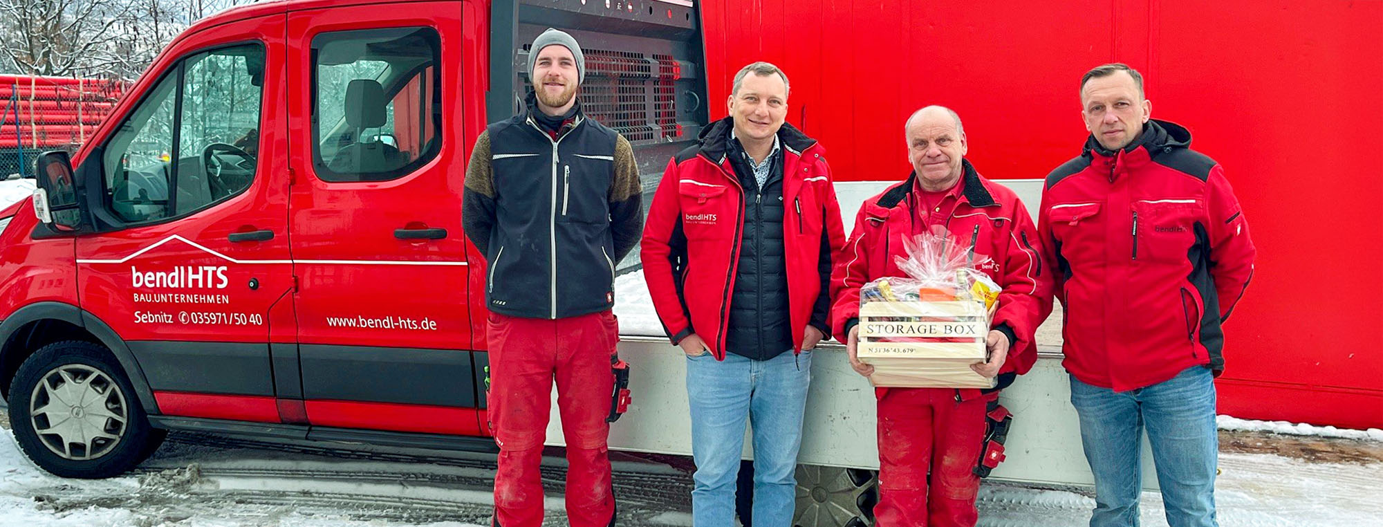 v. l. n. r. Nico Mahler, Gunnar Stary, Rai Hempel und Christoph Glaser