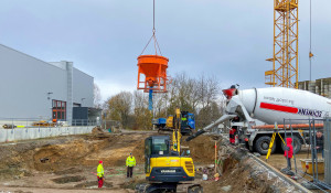 Bauunternehmen bendl HTS - Betonlieferung Baustelle CAPRON GmbH