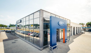 Schlüsselfertiger Gewerbebau Autohaus Angermann 