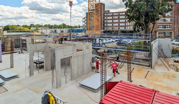 Moderner Büroneubau in Dresden