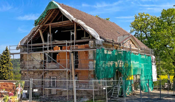 Sanierung des Gasthauses Hermsdorf in Rosenthal-Bielatal