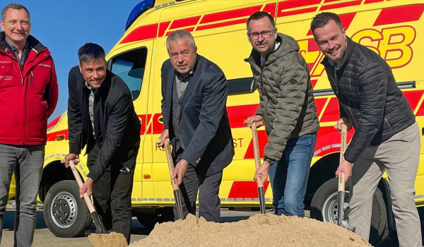 Feierlicher Spatenstich für den ASB Ortsverband Neustadt