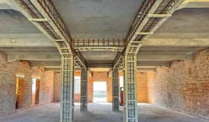 ... und danach eingelattet.