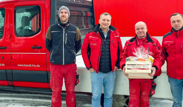 v. l. n. r. Nico Mahler, Gunnar Stary, Rai Hempel und Christoph Glaser