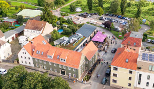 Der Biergarten mit Blick auf das Schloss Sonnenstein ist ein wahres Highlight.