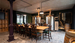 Im Sudhaus kann man die Handwerkskunst des Bierbrauens verköstigen.