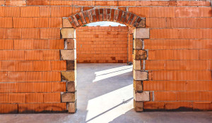 gemauerter Rundbogen 