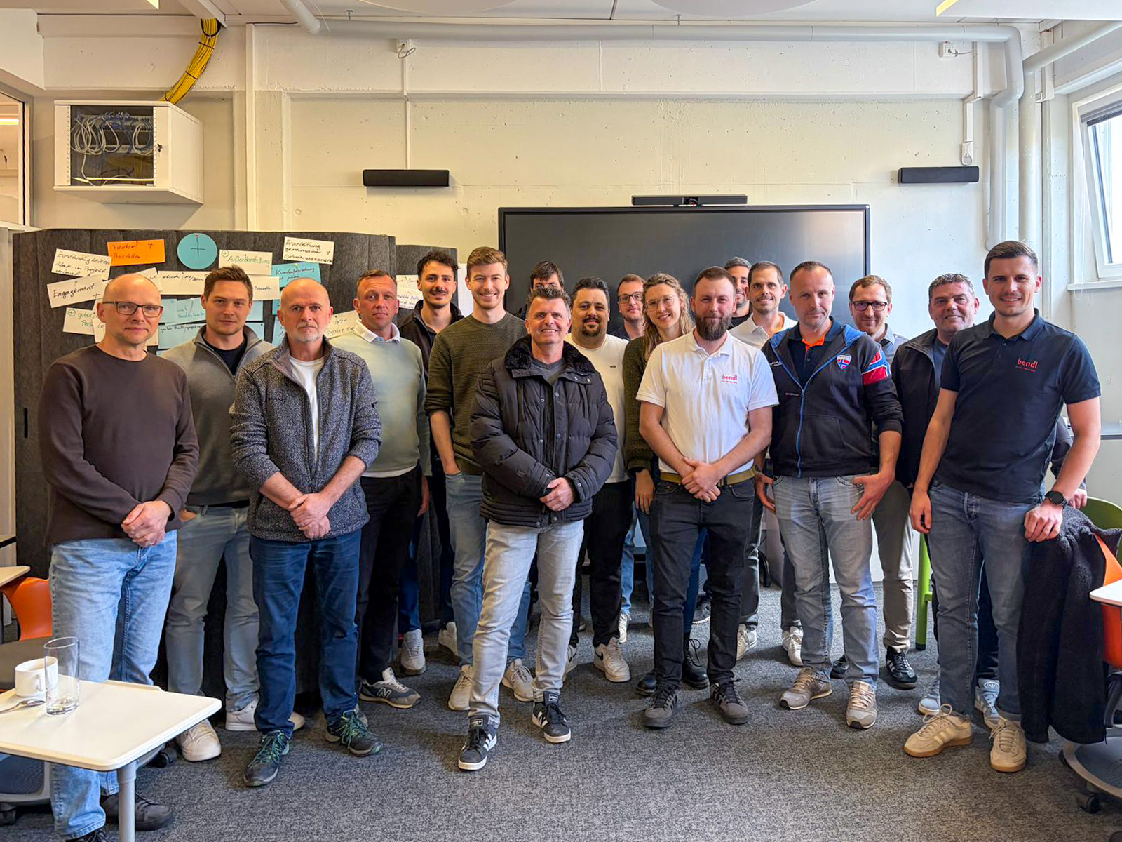 Gruppenfoto aller Bauleiter