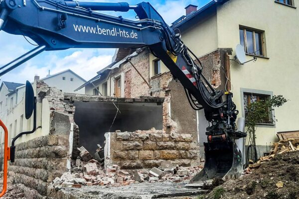 Rückbau vom Stallanbau