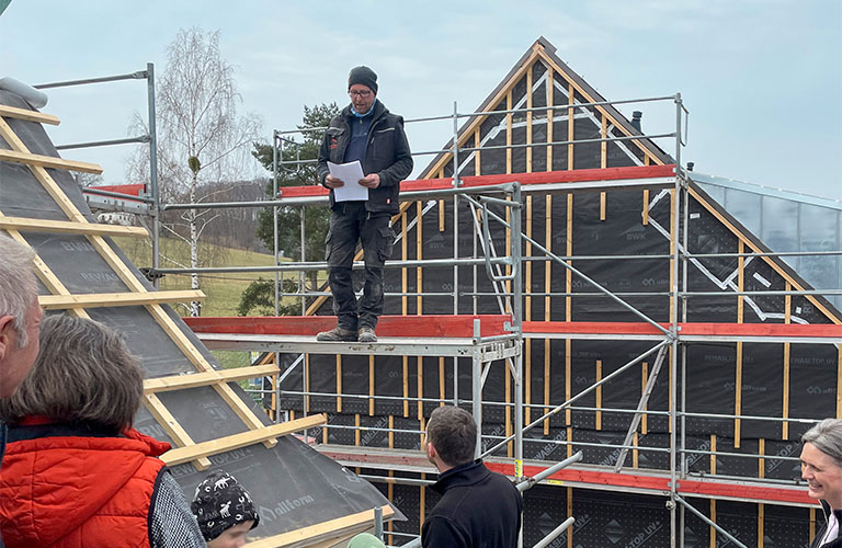 Richtfest in Hermsdorf