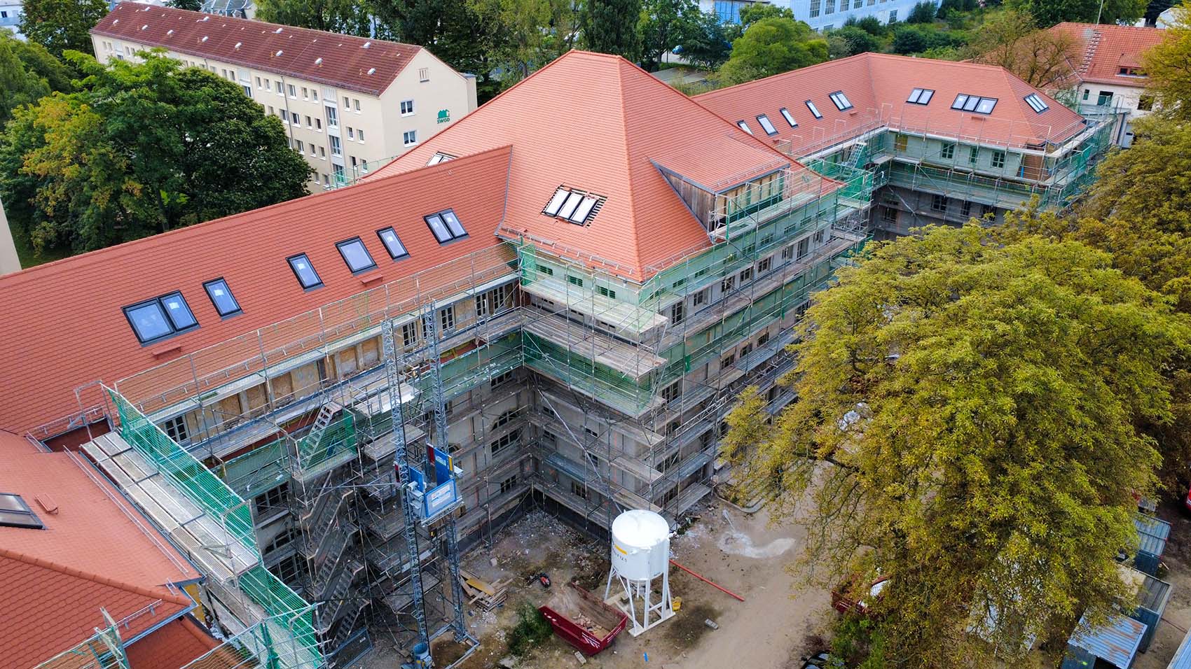 Vom Kasernengebäude zum Wohngebäude