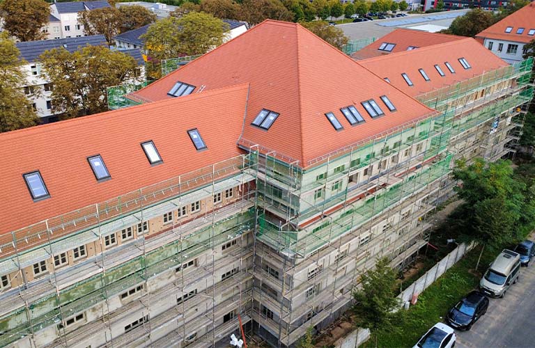 Vom Kasernengebäude zum Wohngebäude